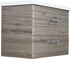 Style Line Тумба под раковину Лотос 80 подвесная сосна лофт – фотография-2